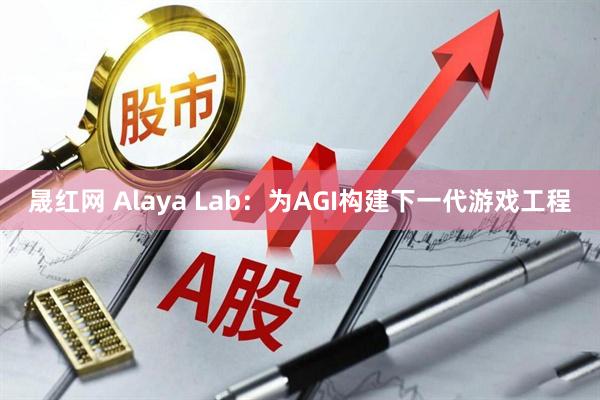 晟红网 Alaya Lab：为AGI构建下一代游戏工程